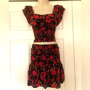 Cute summer skirt & top set